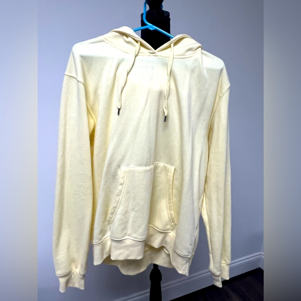 Yellow hoodie, “Best Hoodie Ever”, size L large